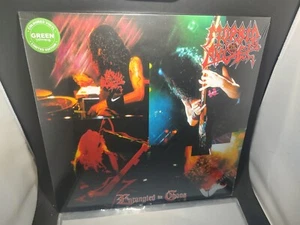 Morbid Angel Entangled In Chaos Green vinyl (Altars Blessed Covenant Domination) - Picture 1 of 8