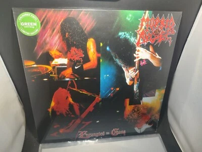 Morbid Angel Entangled In Chaos Green vinyl (Altars Blessed Covenant Domination) - Image 1 of 4