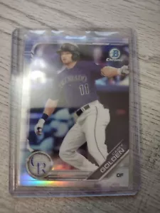 2019 Bowman chrome Casey Golden Refractor - Picture 1 of 2