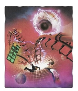 Travis Scott Astroworld Festival Roller Coaster 2021 Polar Fleece Überwurf Decke - Bild 1 von 3