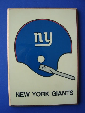 NEW YORK GIANTS Kentucky Art Vintage NFL Football Wood Plaque Decoration 5x7 Cover