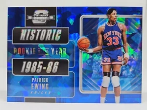 2018-19 Contenders Optic Patrick Ewing Historic Rookie of the Year Blue Ice - Picture 1 of 2