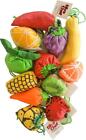 Sacs à provisions réutilisables Diva Chef sac à main lot de 25 fruits légumes contient 20 livres