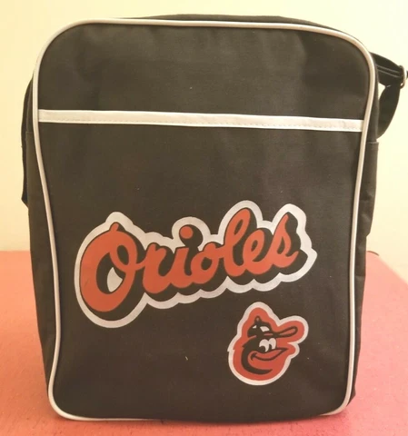 Baltimore Orioles MLB Vintage Black Baltimore Orioles Gulf Oil Travel Bag Cover