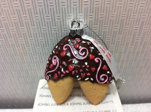 MOM YOU FILL MY LIFE..GLÜCKSKEKS ORNAMENT Neu mit Etikett mit Silberkordel zum Aufhängen - Bild 1 von 4