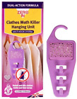 Zero In Multi Hook Clothes Moth Killer Space Saving Refillable Hanging Unit New