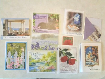 Día de la Madre y del Padre, San Valentín, Navidad, etc. 20 tarjetas religiosas (#5589)  Foto 1 de 4