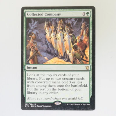 Magic the Gathering Card - Dragons of Tarkir 177/264 - COLLECTED COMPANY *LP/NM* - Image 1 of 2