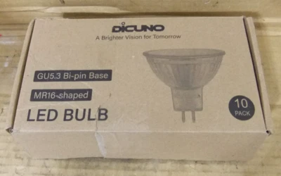 Dicuno Gu 5.3 Bi Pin Bulbs Mr 16 - Image 1 of 4