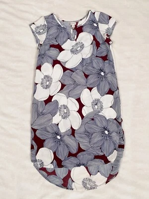 EUC Target Merona Floral Shift Dress Cap Sleeve Small - Image 1 of 3