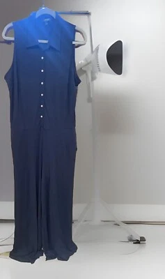 NWT Ralph Lauren Womens Collared Sleeveless Jumpsuit SIZE 2X - Image 1 of 4