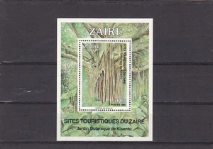 Zaire botanic garden forest mnh sheet 1989 - Picture 1 of 1