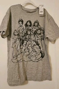 Disney Princess Tshirt Ladies Large, Gray - Picture 1 of 6