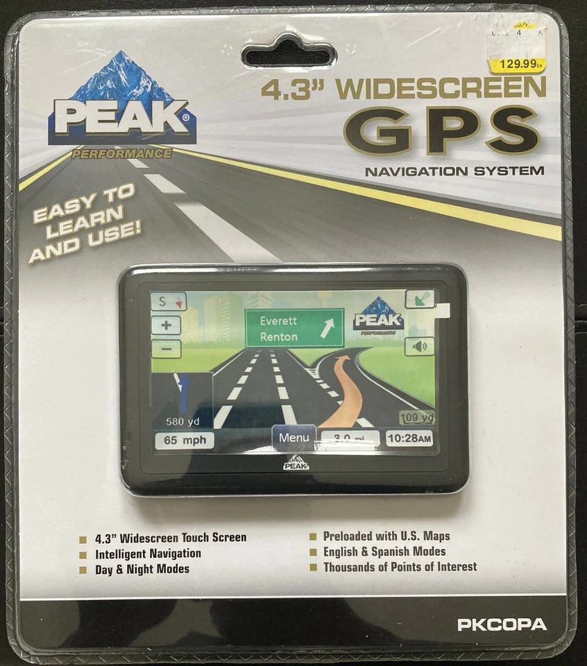 Peak Performance 4.3-Inch GPS (Model PKC0PA) Brand New - Image 1 of 2