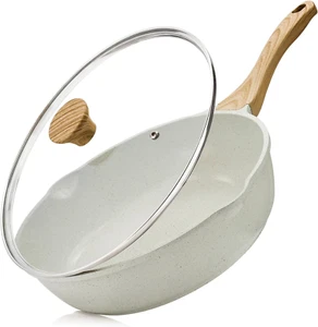 SENSARTE Nonstick Ceramic Saute Pan 12-Inch, Non-toxic Deep Frying Pan Skillet w - Picture 1 of 15