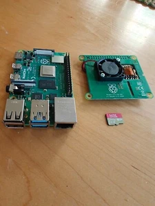 Raspberry Pi 4 Model B, 8GB DDR4 RAM, USB 3.0, PoE Hat, 512 GB SD Card - Afbeelding 1 van 7
