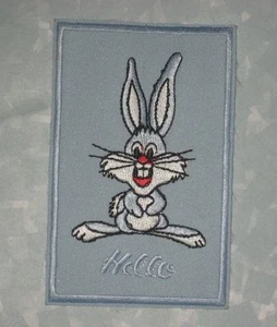 Little Rabbit Patch - baby bunny - Hello - 2 1/2" x 4" - Picture 1 of 1