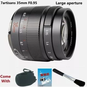 7artisans 35mm F0.95 Portrait Lens for Fujifilm Fuji X-T30 X-T5 S20 S10 Camera - Bild 1 von 9