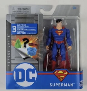 🔥DC Superman Action Figure 4” 3 Surprise Accessories Sealed Brand New SEALED - Picture 1 of 5