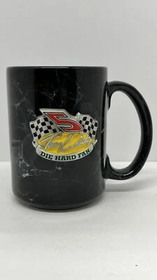 Terry Labonte #5 NASCAR “Die Hard  Fan” Black Coffee Mug Vintage - Image 1 of 4