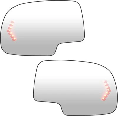 Mirror Glass Heated Turn Signal Driver Side LH for 2003-2007 Chevy GMC Cadillac — 第 1/4 张图片