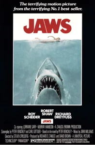 Jaws 3D Lenticular Plex 4 mm Poster on Plexiglass Bottleneck Gallery 340/450 - Picture 1 of 1