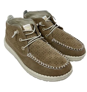 Hey Dude Women’s 8 Beige Wendy Mid Suede Boho Cognac Shoes Ankle Booties NEW - Picture 1 of 10