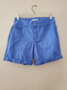 Lee Riders Shorts Womens Sz 6 Medium Blue Bermuda Mid Rise - Picture 1 of 10