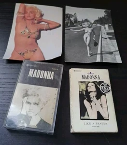 Madonna - Music Cassette Tape 1983 + Like A Prayer Cassingle + Postcards - Picture 1 of 5