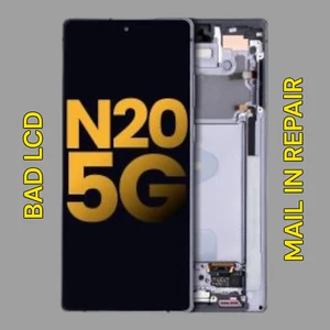 Samsung Note 20 Rissbildschirm Ersatzpost im Service Bestpreis in den USA - Bild 1 von 1