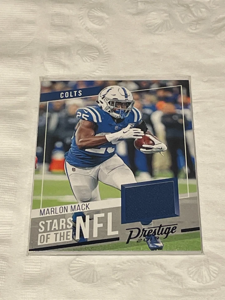 Marlon Mack - 2019 Prestige Stars of the NFL Jersey SS-MM - Indianapolis Colts - Image 1 of 1