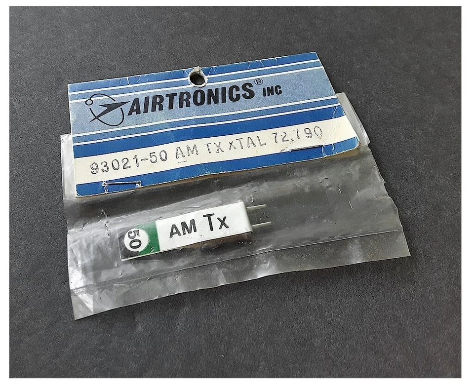 Vintage RC Radio Airtronics 93021-50 AM TX Crystal Single 72.790 MHz Old Stock - Image 1 of 1