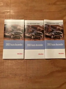 2003 Isuzu Ascender's Salesman's Pocket Guide - Picture 1 of 1