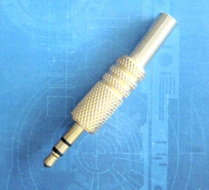 Connettore Jack Stereo 3,5mm 3 Poli Metallo-Oro Donstar a Saldare - Foto 1 di 2