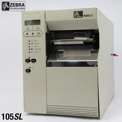 Zebra 105SL 105 Sl Industriedrucker Stampante Etichette Professionale 010 - Immagine 1 di 4
