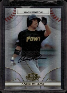 2008 Donruss Threads #99 Autographed Andrew LeFave Trading Card - Picture 1 of 2