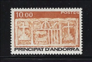 French Andorra Scott # 333 MNH First Arms Andorra Valley 1984-1987 - Picture 1 of 1
