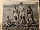 Press Photo 1942 Capt Wf Martin Clemens Coastwatcher Guadalcanal And Staff