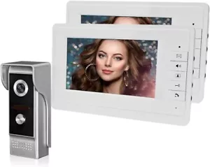 Kit Videocitofono  Video Campanello 2 monitor  7 Pollici Impermeabile - Foto 1 di 4