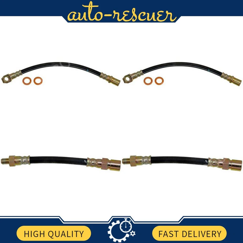 Dorman - First Stop Brake Hydraulic Hose 4x fits from 1969 to 1977 Fiat 124 - Image 1 of 4