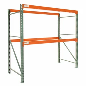 Global Industrial Teardrop Pallet Rack Starter 120"W x 42"D x 96"H - Picture 1 of 7