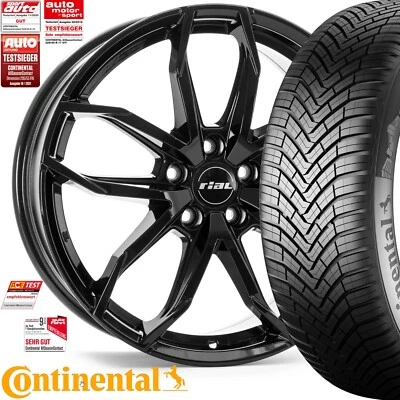 19" Allwetter Kompletträder Conti ALLSEASON Sommer Winter 225/40 19 für VW T-Roc - Bild 1 von 4