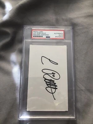 Luc Robitaille Signed/Autographed Index Card PSA - Image 1 of 3