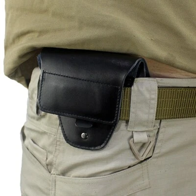 Tactical Rapid Draw IWB Leather Gun Holster Concealed Carry Belt Pistol Holster - Image 1 of 4