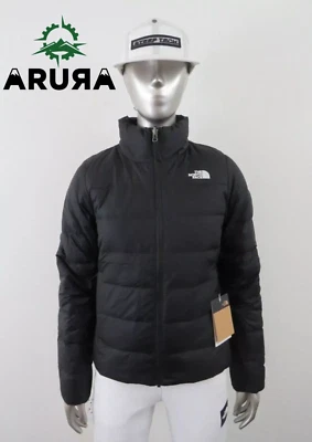 Womens The North Face Minoqua (Flare 2) Puffer Insulated 600-Down Jacket Black - Image 1 of 4