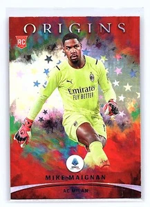 2021 PANINI CHRONICLES Mike Maignan #81 ORIGINS PURPLE ASTRO RC A.C. Milan - Picture 1 of 2