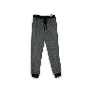 Almost Famous  Size Small Joggers Juniors Gray with Black Faux Leather Trim - Picture 1 of 8