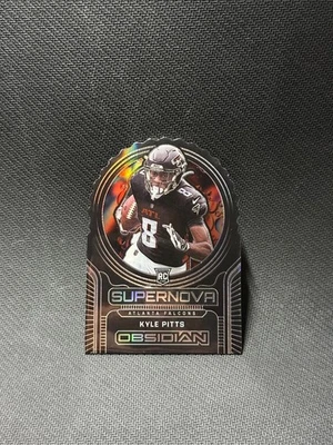 2021 Panini Obsidian Supernova 14/35 Kyle Pitts #S-19 Rookie RC - Image 1 of 4