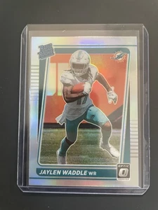 Donruss Optic Jaylen Waddle 2021 plata clasificación Prizm novato radiocontrol no. 208 - Imagen 1 de 2