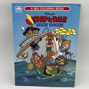 Disney Chip n Dale Rescue Rangers Golden Malbuch UNBENUTZT 1989 Western BK0 - Bild 1 von 6